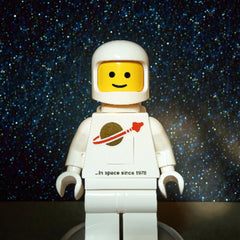 Used LEGO minifigures and building parts, cleaned and sorted