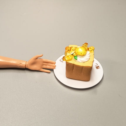 Re-Ment Miniature French Toast with Honey Syrup – Breakfast Set (Pre-Owned)
