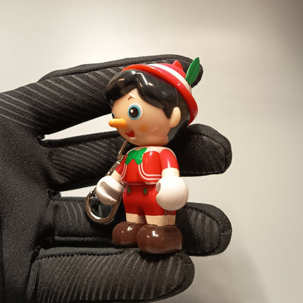 Disney Pinocchio in Christmas Outfit 3" Block Figure Keychain – Sega (Pre-Owned)