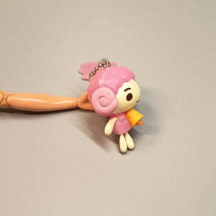 MoriChak Podolly Mei Mei Sheep Gloomy Bear – 1.5" Keychain (Japan, Pre-Owned)