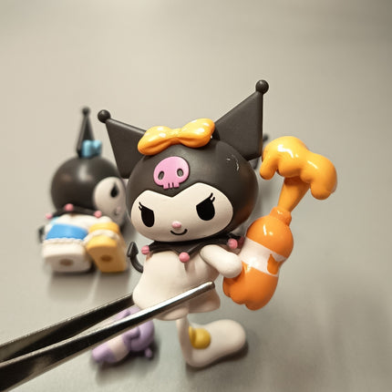 Sanrio Kuromi Cooking with Baku – 2" Figure (Lot of 3, 2022) (Pre-Owned)