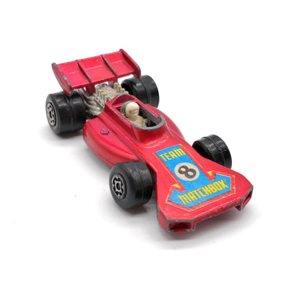 Vintage Matchbox Lesney Superfast #24 Team Matchbox 8 Red – Diecast Car 1973 (Pre-Owned)
