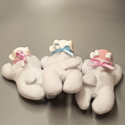 Puppy Surprise White Baby Dogs 3" Mini Plush – Lot of 3 Replacements (Pre-Owned)