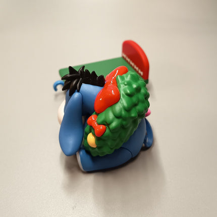 Winnie the Pooh Eeyore with Garland – 3" Christmas Figure (Pre-Owned)