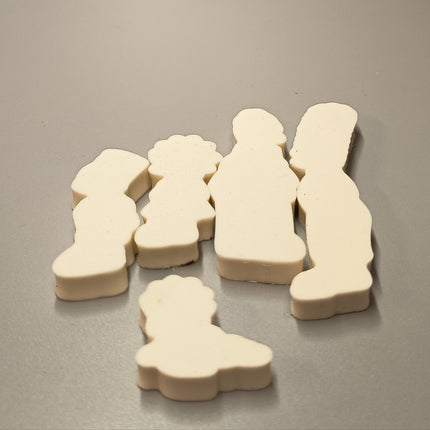 THE SIMPSONS FAMILY ERASERS Lot of 5 Mini Figure 2008 Fox Toy Collectible Rare