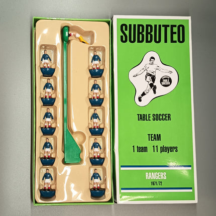 RANGERS TEAM 1971-72 Soccer Figures SUBBUTEO Table Soccer Game Hasbro 2015