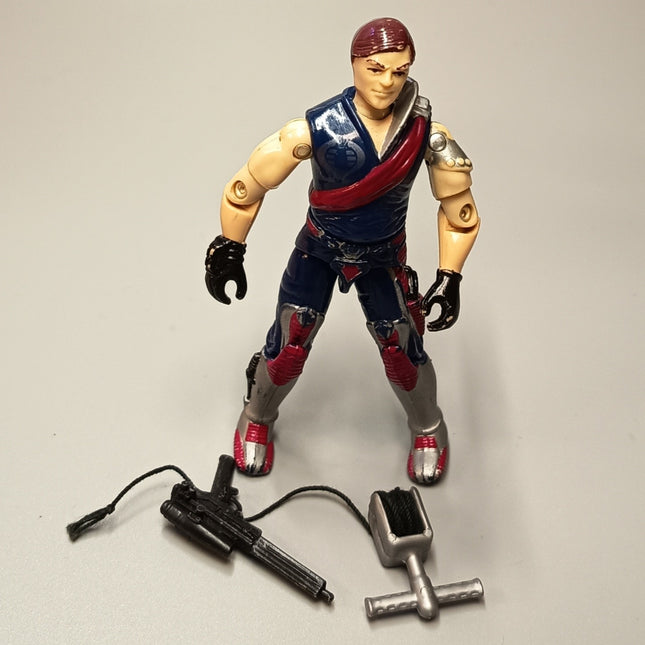 GI Joe 1985 Xamot w Sky Hook & Gun V1 – 3.75" Figure (Hasbro ARAH, Pre-Owned)