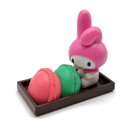 Sanrio My Melody Sitting with Macaron – 3" Figure (7-11, 2012) (Pre-Owned)