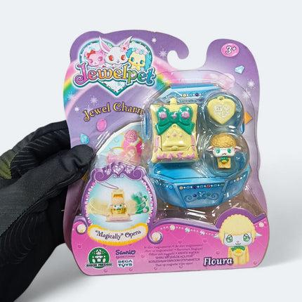 Jewelpet Flora/Floura Sheep – 3/4" Magnetic Case Figure (MOC, 2010) (New)