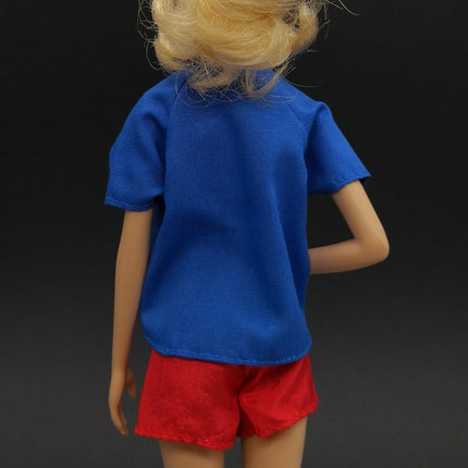 Mattel Barbie Sports Baseball Outfit – Blue & Red (Pre-Owned)