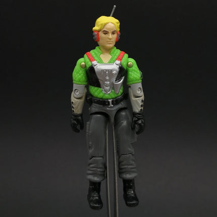 Vintage GI Joe 1987 Psyche-Out V1 with Antenna – 3.75" Figure (Hasbro, Pre-Owned)