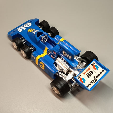 Vintage Champion Racer Tyrell P34 Blue – Plastic Friction Toy Car (Pre-Owned)