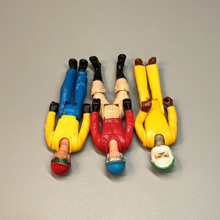 Vintage 70s Adventure People RACE CAR DRIVER Lot of 3 Mini Figure Fisher Price