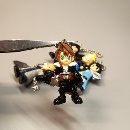 Final Fantasy VIII FF8 Chibi Figure KEYCHAIN Lot of 5 Bandai Rinoa Zell Dincht