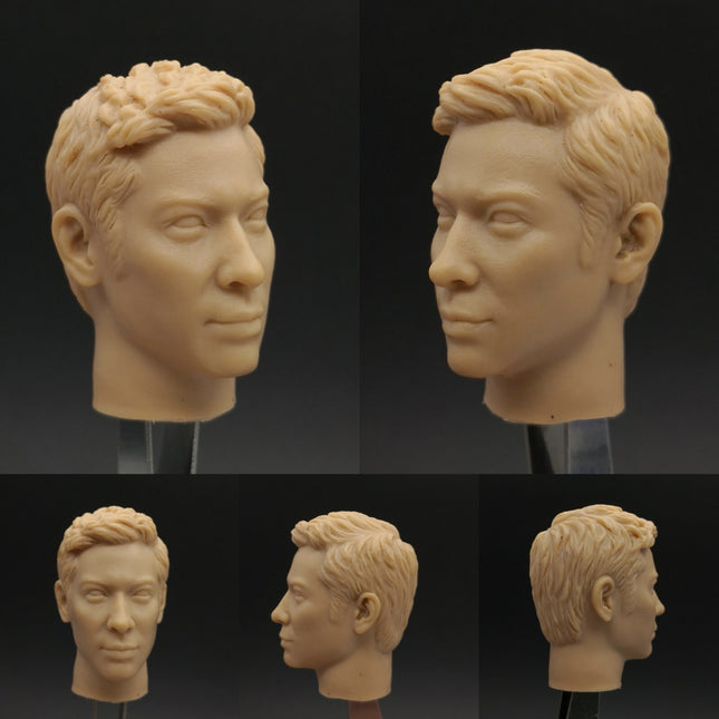 1/6 Scale Male Unpainted Head Sculpt – Andy Lau Model (Pre-Owned)