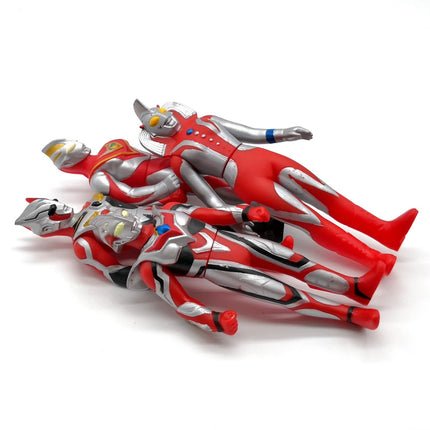 Lot of 4 Bandai Ultraman 4.5" Mini Figure – Nexus Dark Faust Gaia Mother 2004 (Pre-Owned)