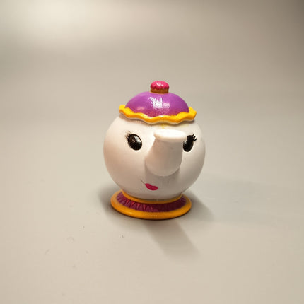 Disney Beauty and the Beast Mrs. Potts 1.5" Mini Figure – Dollhouse (Pre-Owned)