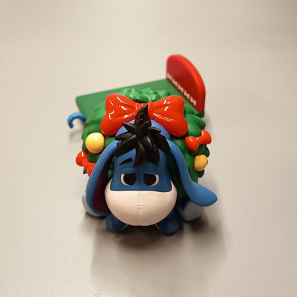 Winnie the Pooh Eeyore with Garland – 3" Christmas Figure (Pre-Owned)