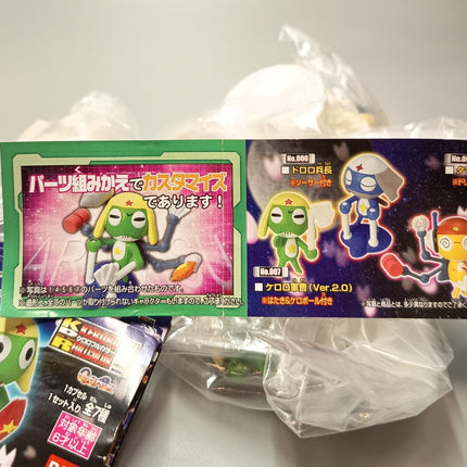 Sgt Frog Keroro Gunso Full Color Mini Figure Collection FULL SET OF 7 Bandai Toy