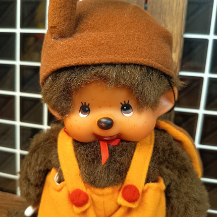 Monchhichi INSECT RHINO BEETLE BUG Mascot 7" Figure Plush Toy Doll Sekiguchi