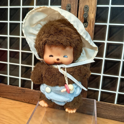 BEBICHHICHI Baby Monchhichi SMILING 5" Figure Plush Toy Doll Sekiguchi Japan