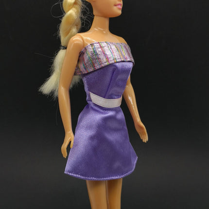 Light Purple Strapless Dress – 90s 11" Doll (Pre-Owned)