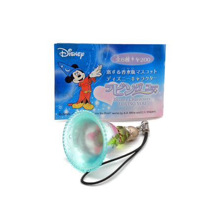 Tinker Bell Clear Blue Potion Bottle 1.5" Charm – Disney Keychain (Pre-Owned)