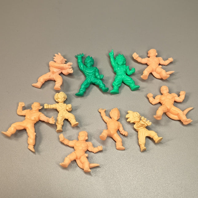 Dragon Ball Keshi Eraser Figure Lot of 10 Bandai Vintage Japan VEGETA FRIEZA