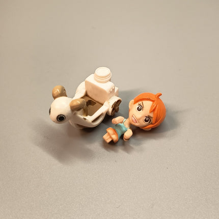 One Piece Nami on Going Merry 1.5" Mini Figure – Grand Pirates (Pre-Owned)