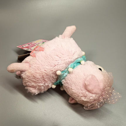 Amuse Alpaca Light Pink Baby Alpacasso 5.5" Plush with Bow (Tagged)