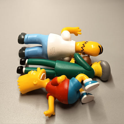 The Simpsons BART HOMER MR BURN TEDDY Greetings From Springfield 3" Mini Figure