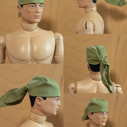 1/6 Scale Green Military Sweat Rag Bandana – for 12" Figure (Pre-Owned)
