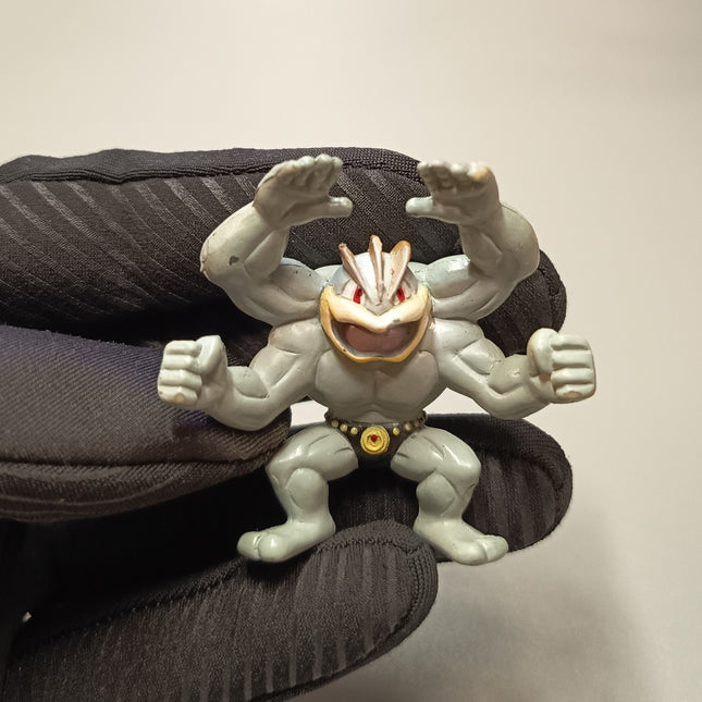 TOMY Pokemon Machamp 1.5" Mini Figure – CGTSJ Vintage with Number (Pre-Owned)