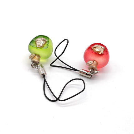 Disney Chip & Dale Clear Apple Charm – 1/2" Keychain (Pre-Owned)