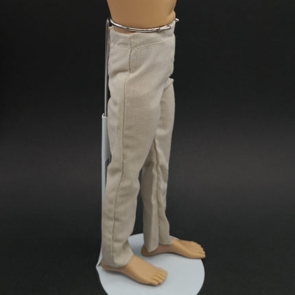 1/6 Scale Male Beige Casual Linen Pants Trouser – for 12" Figure (Pre-Owned)