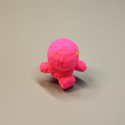 Mogol Mutant PINK JR Neon Pink Flocked 1.5" Mini Figure Weird Toy Japan Fujisaki