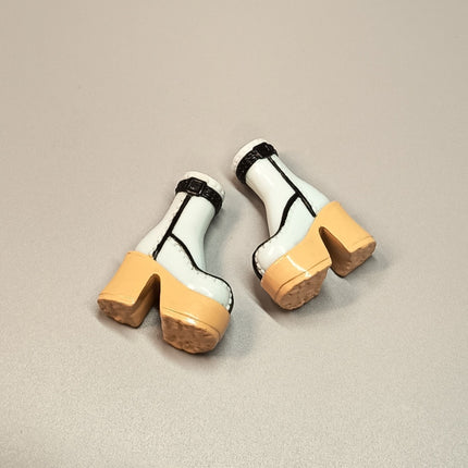 Mattel Barbie My Scene Blue & Tan Ankle Boots – Fashion Shoes (Pre-Owned)