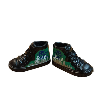1/6 Scale Male Black & Green Sneaker Shoes – for Ken & Fresh Squad (Pre-Owned)