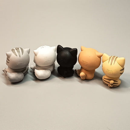 Kitty Cat Clips Lot of 5 – 1.5" Mini Figures Dollhouse & Stationery (Pre-Owned)