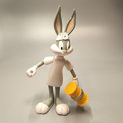Looney Tunes BUGS BUNNY as DR DEVIL w HAMMER 5" Mini Figure PVC 1997 Toy