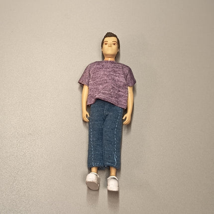Lundby Modern Father Doll 4" – 1/18 Scale Dollhouse Figure with Outfit (Pre-Owned)