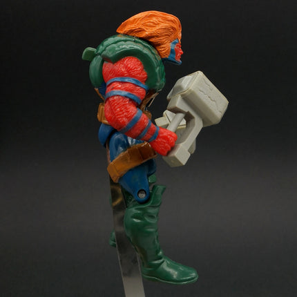 Marvel 1993 X-Men X-Force GRIZZLY 5" Action Figure w Hammer Vintage Toy ToyBiz