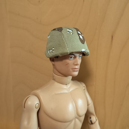 1/6 Scale Camo Helmet Fabric Covered – for 12" Soldier (Pre-Owned)