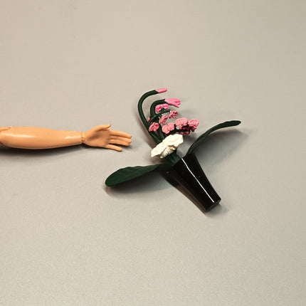 Re-Ment Miniature Orchid Plant 2.5" – Dollhouse Décor (Pre-Owned)