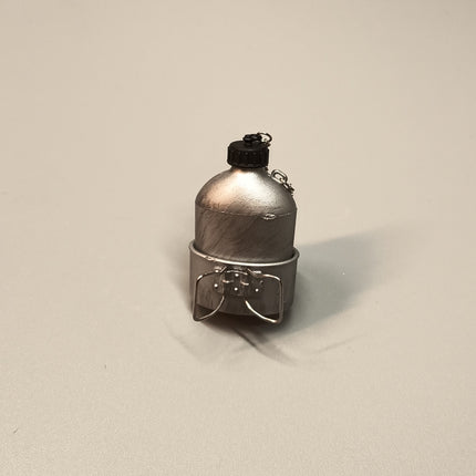 1/6 Scale WW2 Silver Canteen with Cup – for 12" Soldier (Pre-Owned)