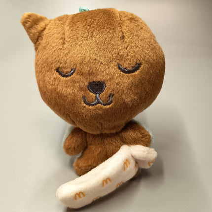 Suntanned Qoo 4.5" Mini Plush – McDonald’s Coca-Cola Mascot (Pre-Owned)