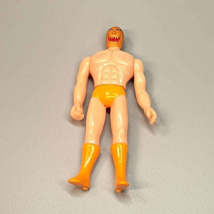 TIGER MASK GOLDEN MASK 5" Mini Figure VINYL Wrestling Anime Toy Sofubi TOMY