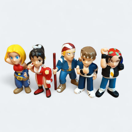 Vintage SNK King of Fighters KOF 1997 2.5" Figure Neo Geo Lot of 5 BLUE MARY