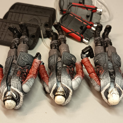 GI Joe Arctic Destro V26 Black Eyes & Cobra Vest – 4" Figure Lot of 3 (2010, Rare, Pre-Owned)