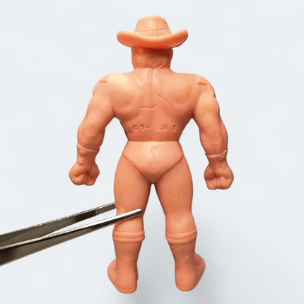 Kinnikuman TERRYMAN Cowboy Hat 3.5" Figure Keshi Muscle Rubber Toy Japan Rare